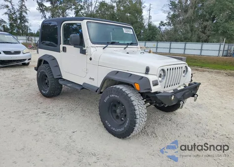 2005 Jeep Wrangler / Tj Sport из США, поврежденный, VIN 1J4F449S75P341849